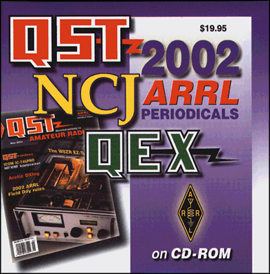 ARRL-Periodicals 2002 CD-ROM (QST, NCJ, QEX)