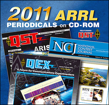 ARRL-Periodicals 2011 CD-ROM (QST, NCJ, QEX)