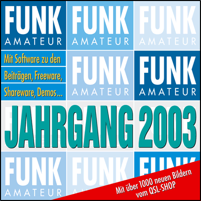 FUNKAMATEUR Jahrgangs-CD 2003 (Sonderpreis für Abonnenten)