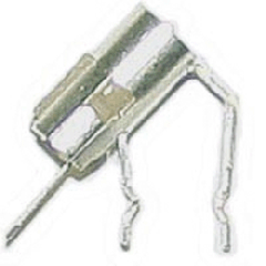 Miniatur-Koaxialbuchse f. Leiterpl., TMP-45 schräg stehend