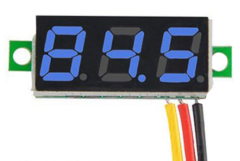 3-stelliges digitales Voltmeter (blau)
