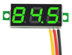 3-stelliges digitales Voltmeter (grün)