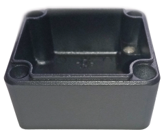 Aluminium-Kleingehäuse 45x30x50 (BxHxL), IP68, schwarz
